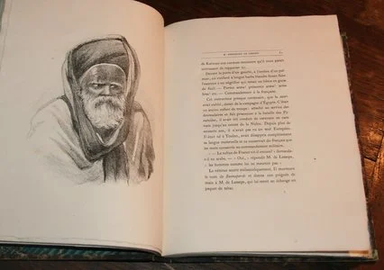 Lesseps et son oeuvre 1874 Portrait et gravures RARE. Photo 2.