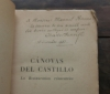 BENOIST (Charles). Canovas del Castillo. La restauration restauratrice