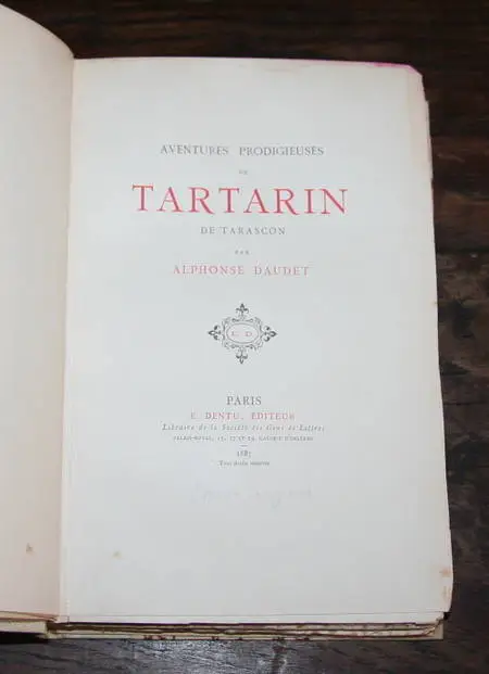 Aventures prodigieuses de Tartarin de Tarascon 1887. Photo 3.