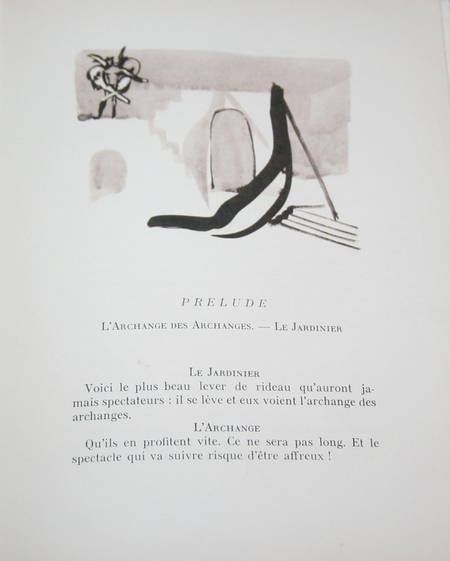 GIRAUDOUX (Jean). Sodome et Gomorrhe. Pièce en deux actes