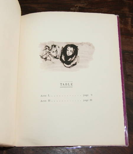 Giraudoux Sodome et Gomorrhe 1943 Illustr&eacute; par B&eacute;rard. Photo 1.