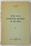 ROUSSEL (H.). Notes sur la littérature arrageoise du XIIIe siècle