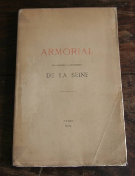 Armorial des communes de la Seine 1900 Rare. Photo 1.