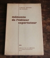 . Mémento de l'éditeur exportateur