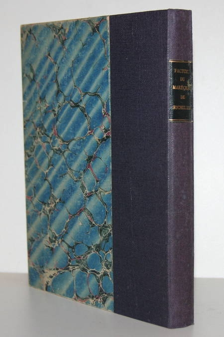 Factums concernant le mar&eacute;chal duc de Richelieu 1776. Photo 1.