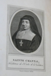 SAINTE CHANTAL. Lettres de Sainte Chantal, fondatrice de l'ordre de la visitation Sainte Marie