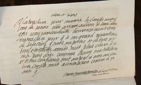 Lettres de Sainte Chantal 1823. Photo 2.