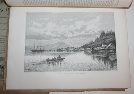 Cotteau - Le transcanadien et l'Alaska - 1891 Gravures. Photo 0.