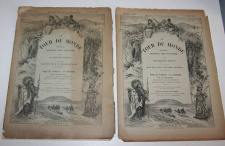 Cotteau - Le transcanadien et l'Alaska - 1891 Gravures. Photo 1.