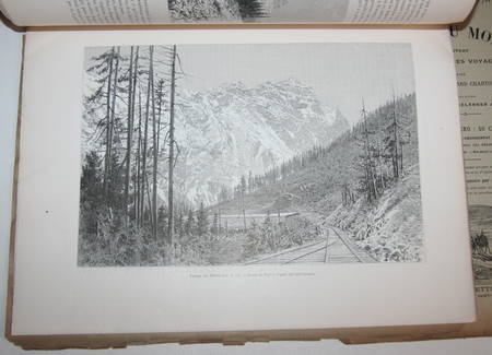 Cotteau - Le transcanadien et l'Alaska - 1891 Gravures. Photo 2.