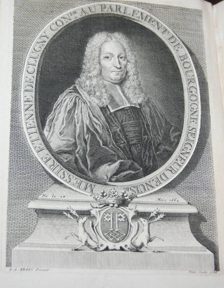 BRETAGNE (Fran&ccedil;ois). Coutume g&eacute;n&eacute;rale des pays et duch&eacute; de Bourgogne avec les observations de messire Fran&ccedil;ois Bretagne, seigneur de Nan-sous-Thil, conseiller au parlement. Celles de Me Nicolas Perrier, avocat sur le premier titre; des notes de Mes. de la Mare et Jehannin avocats au m&ecirc;me parlement et plusieurs arr&ecirc;ts rendus en interpr&eacute;tation de quelques articles, etc.