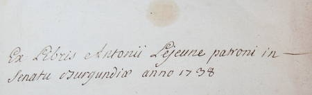 Coutume g&eacute;n&eacute;rale des pays et duch&eacute; de Bourgogne 1736. Photo 2.