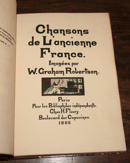 ROBERTSON (W. Graham). Chansons de l'ancienne France. Photo 3.