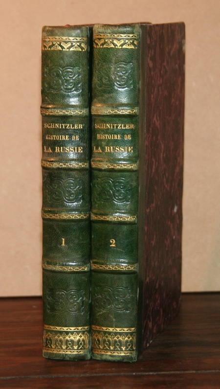 Etudes sur l'empire des Tsars Histoire intime de la Russie 1847 2 volumes reli&eacute;s. Photo 0.