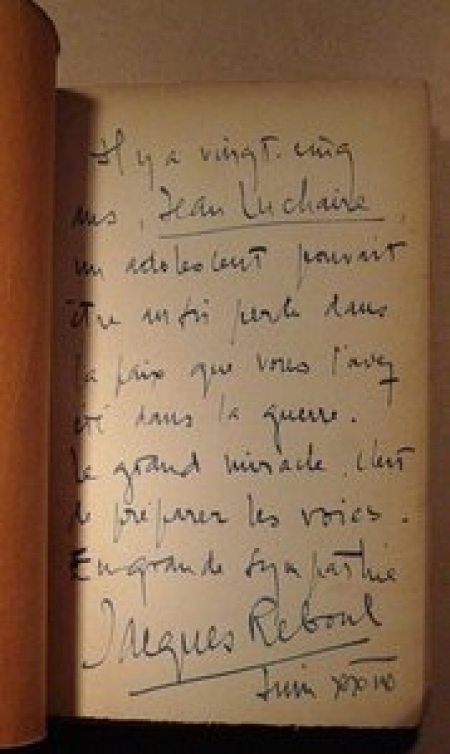 REBOUL (Jasques). Sous le chêne celtique