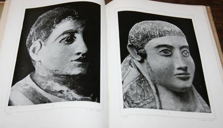 Les portraits d'Antino&eacute; au mus&eacute;e Guimet 1912. Photo 1.