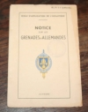 . Notices sur les grenades allemandes