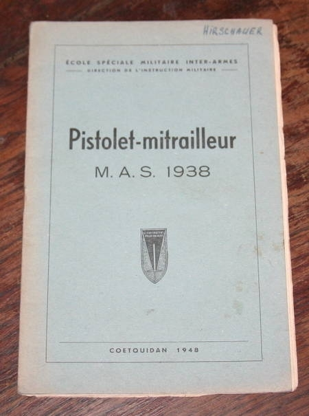 Pistolet-mitrailleur M. A. S. 1938 - 1948. Photo 1.