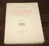 MOREL-PAYEN (Lucien). Les plus beaux manuscrits et les plus belles reliures de la biblioth&egrave;que de Troyes