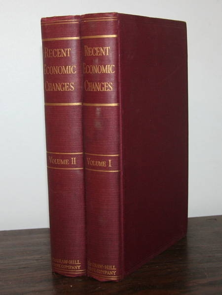HOOVER (Herbert). Recent economic changes in the United-States