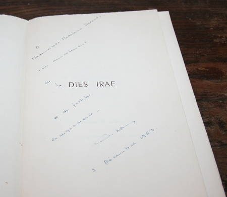 Sappey - Dies Irae - 1953 - Envoi. Photo 1.