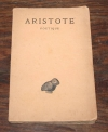 ARISTOTE. Poétique
