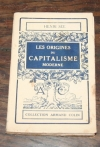 SEE (Henri). Les origines du capitalisme moderne