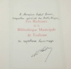 CAILLET (Maurice). Les richesses de la bibliothèque municipale de Toulouse