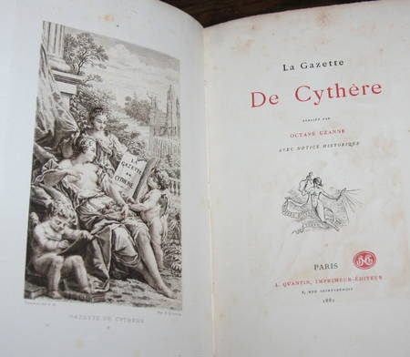 UZANNE (Octave). La gazette de cythère