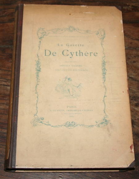 Octave Uzanne - La gazette de cyth&egrave;re - 1881. Photo 1.
