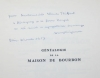 Vrignault. Généalogie de la maison de Bourbon