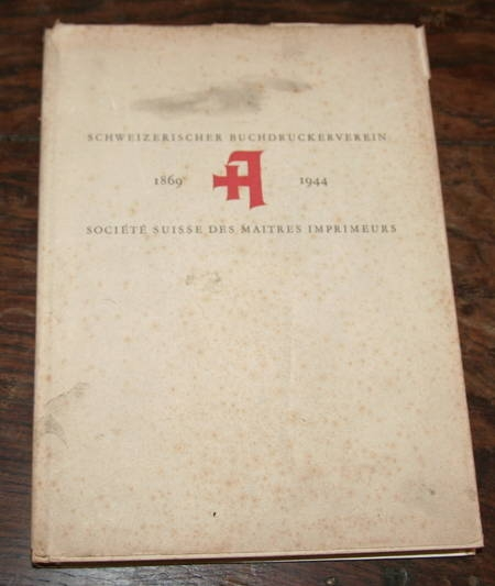 Contributions &agrave; l'histoire de l'imprimerie en Suisse. Photo 1.