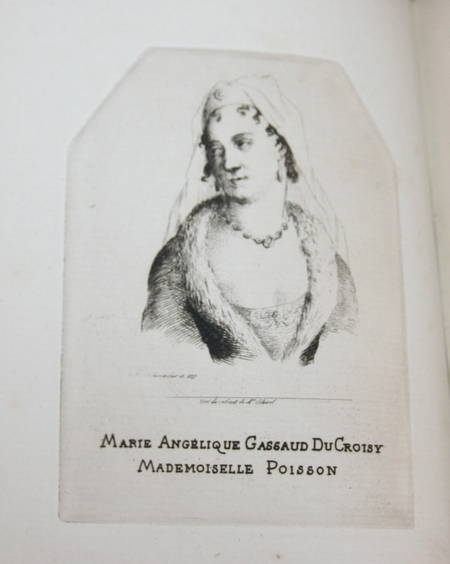 Portraits des com&eacute;diens de la troupe de Moli&egrave;re 1858. Photo 2.
