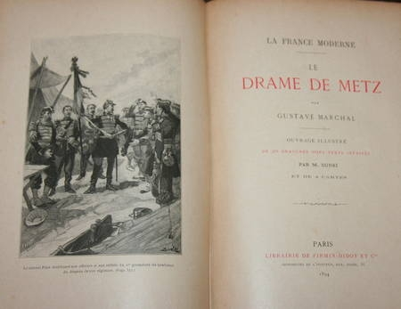 MARCHAL - Le drame de metz - 1894. Photo 2.