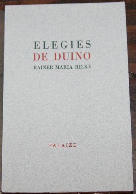 RILKE (Rainer Maria). Elégies de Duino