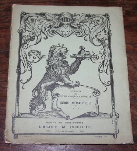 Le miroir des livres antiques. S&eacute;rie h&eacute;raldique n&deg;2. Photo 1.
