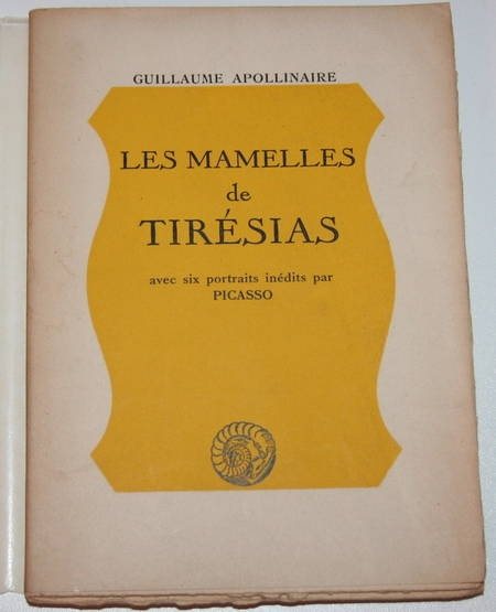 [Picasso] Apollinaire - Les mamelles de Tir&eacute;sias 1946. Photo 1.