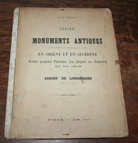 Planches de monuments antiques Orient et Occident 1875. Photo 2.