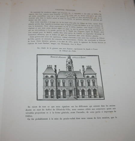 Monographie de l'h&ocirc;tel de ville de Lyon 1867. Photo 10.