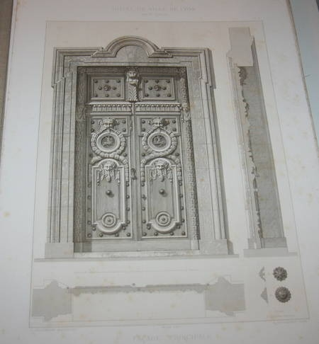 Monographie de l'h&ocirc;tel de ville de Lyon 1867. Photo 5.