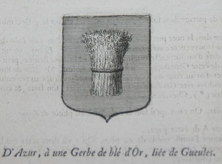 Hozier. G&eacute;n&eacute;alogie de Braque 1762 Paris. Photo 0.