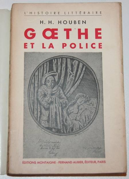 Houben - Goethe et la police - 1933. Photo 0.