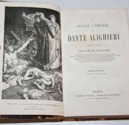 Dante - La divine com&eacute;die - vers 1880 - Traduction Artaud de Montord. Photo 0.