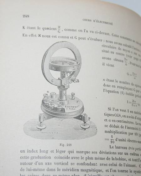 SARAZIN Cours d'&eacute;lectricit&eacute; th&eacute;orique et pratique 1903. Photo 0.