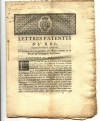 . Lettres patentes du roi, donn&eacute;es &agrave; Versailles le 14 juin 1763, concernant la poursuite des biens vacants de la soci&eacute;t&eacute; et compagnie des J&eacute;suites