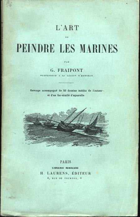 Fraipont - L'art de peindre les marines (Vers 1900). Photo 1.