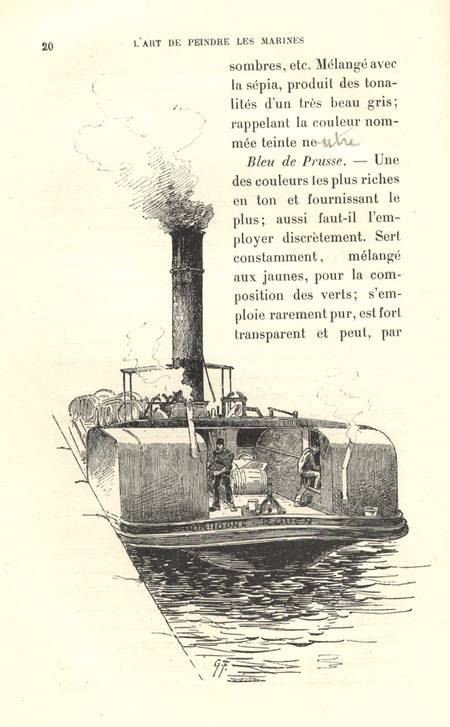 Fraipont - L'art de peindre les marines (Vers 1900). Photo 2.
