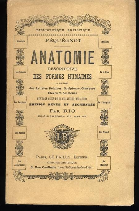 Anatomie descriptive des formes humaines - peintres sculpteurs. Photo 1.