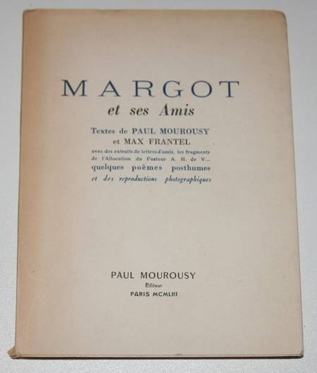 Paul MOUROUSY - Margot et ses amis - 1953. Photo 0.