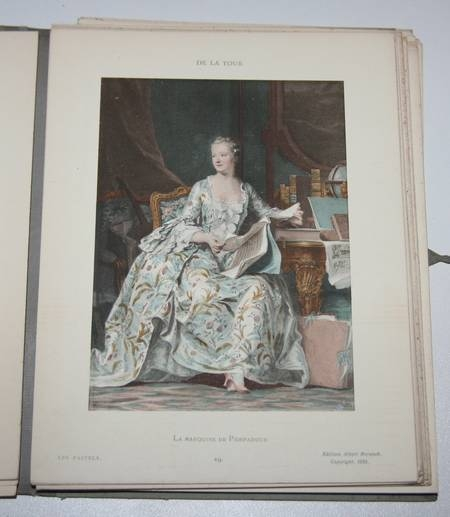 RATOUIS de LIMAY - Les pastels du XVIIe et du XVIIIe si&egrave;cle - 1925 - planches. Photo 3.